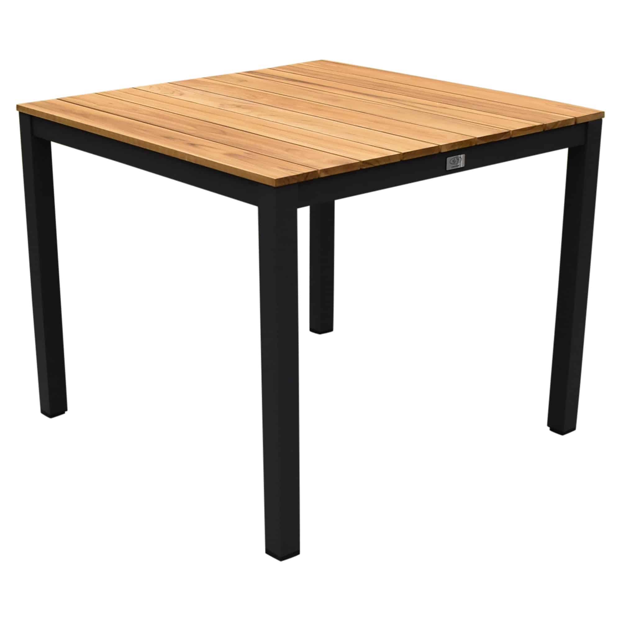 napoli dining tuintafel 90x90xh74 cm teak blad