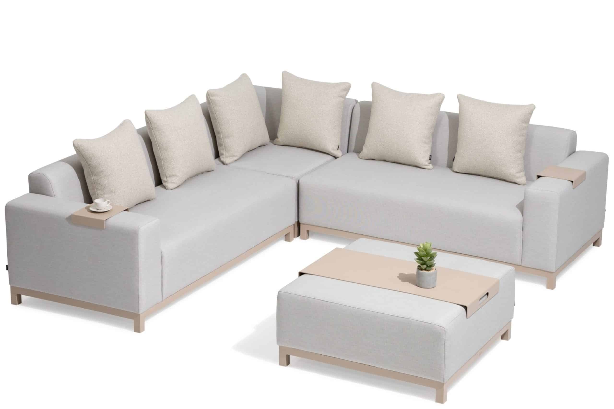 de laan soleil hoek loungeset 4 delig